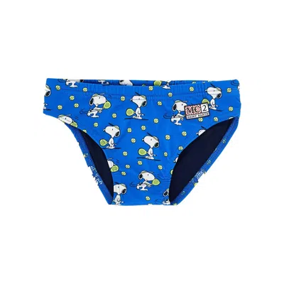 Saint Barth 'billy' Swim Briefs Kids In Blue