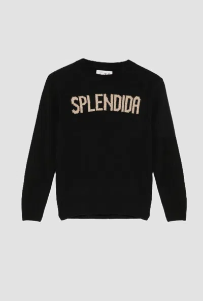 Saint Barth Kids' Black Princess Knit In Other