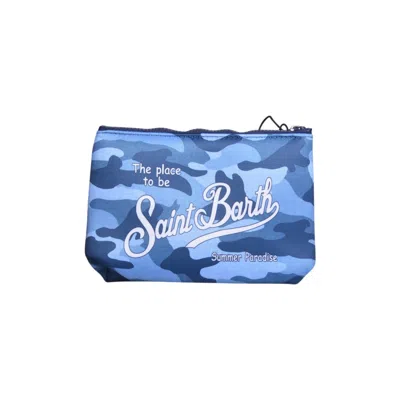 Saint Barth 圣巴特包.. In Camouflage Blu