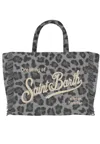 Saint Barth Colette Felt Leopard Woman  Midi In Gray