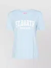 Saint Barth Emilie Crewneck T-shirt Beach Club Print