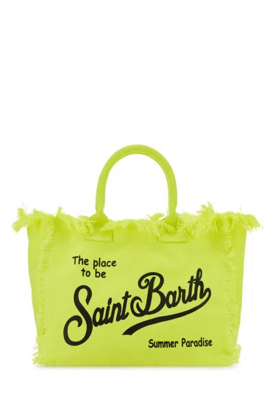 Saint Barth Handbags. In Fluoyellow