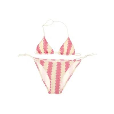 Saint Barth 'holly' Bikini Kids In Pink