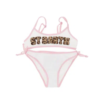 Saint Barth 'jaiden' Bikini Kids In Pink