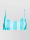 Saint Barth Judy Bikini Top With Stripes Pop Print