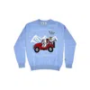Saint Barth Knitted Sweater With Peanuts Motif Kids In Blue