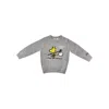 Saint Barth Knitted Sweater With Peanuts Motif Kids In Gray