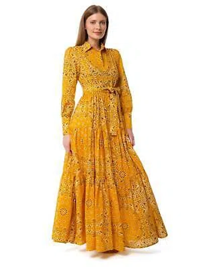 Pre-owned Saint Barth Mc2  Woman Long Dress In Yellow