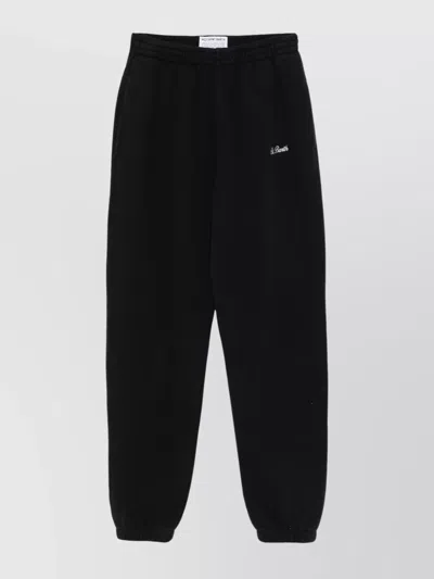 Saint Barth Odalys Jersey Track Pants With Tapered Legs In Black