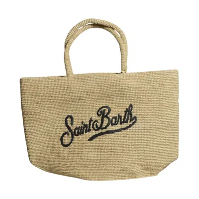 Saint Barth 圣巴特包.. In Paglia/nero