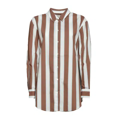 Saint Barth Shirts In Brown