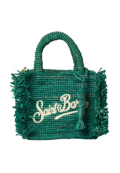 Saint Barth Small Bag Woman  With Shoulder Strap In Green