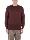 Saint Barth Sweaters Brown In Marrone Marroni