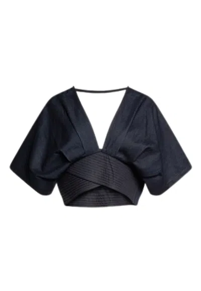 Saint Barth Top In Denim  In Blue