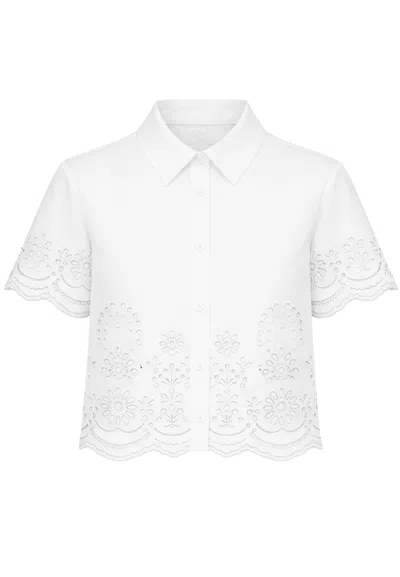 Saint Barth Woman  Sangallo In White