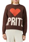 Saint Barth Women's Knit  With Print In Brown