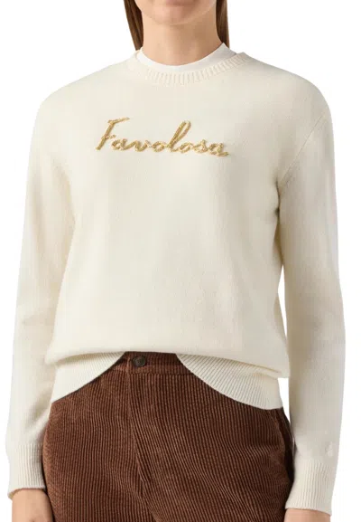 Saint Barth Women's Knit  Written In Relief In Multi