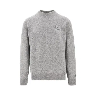 Saint Barth 'yuppies' Embroidered Sweater In Gray
