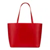 Saint Botolph Women's Pat Shell Cover For  Oyster Bag - Rojo Red In Red