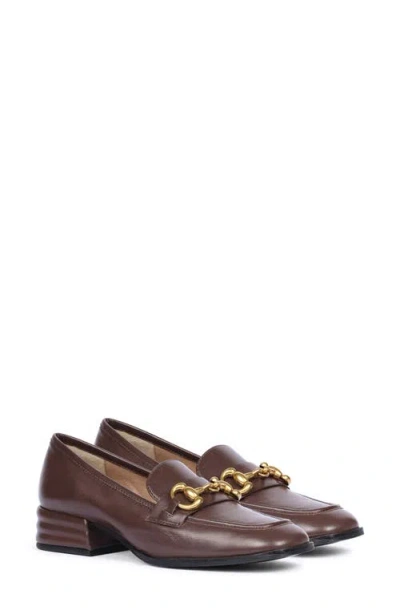 Saint G Abelia Bit Loafer Pump In Coffee