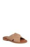 Saint G Blossom Slide Sandal In Beige