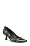Saint G Bourbon Pointed Cap Toe Pump In Black
