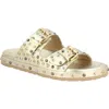 Saint G Chloe Slide Sandal In Platine