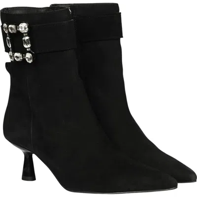 Saint G Eishi Pointed Toe Bootie In Black