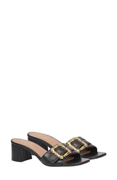 Saint G Glo Slide Sandal In Black