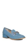 Saint G Jacqueline Bit Loafer In Denim