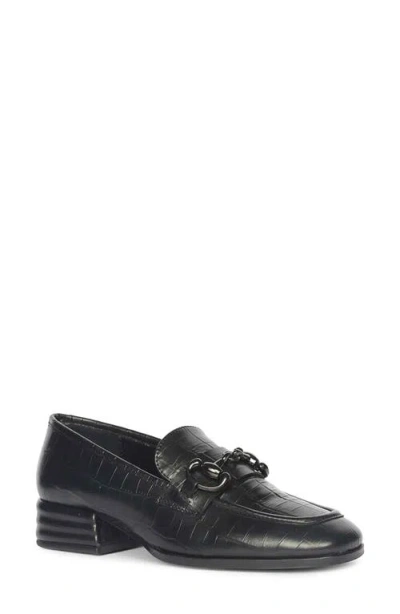 SAINT G SAINT G JACQUELINE CROC EMBOSSED LOAFER
