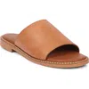 Saint G Kalina Slide Sandal In Cognac
