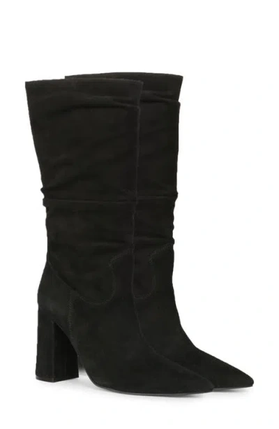Saint G Nameen Pointed Toe Slouch Bootie In Black