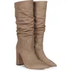 Saint G Nameen Slouch Pointed Toe Bootie In Taupe