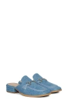 Saint G Savannah Bit Loafer Mule In Denim