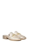 Saint G Savannah Bit Loafer Mule In Gold