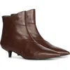 Saint G Sharron Kitten Heel Bootie In Brown