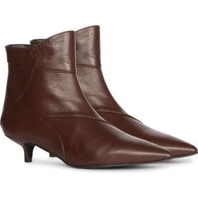 Saint G Sharron Kitten Heel Bootie In Brown