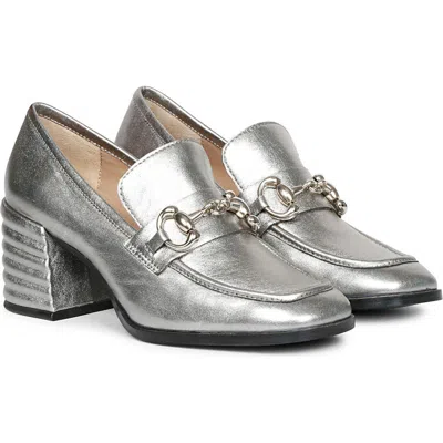 Saint G Vera Bit Loafer Pump In Gunmetal