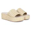 Saint G Betta Platform Wedge Slide Sandal In Black