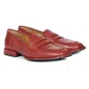 Saint G Carla Penny Loafer In Black/white/brown