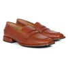 Saint G Carla Penny Loafer In Black/white/brown