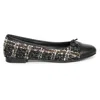 Saint G Zinnia Cap Toe Ballet Flat In Black
