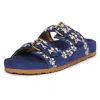 Saint G Women's Blue Angela - Flat Sandals - Denim In Blue