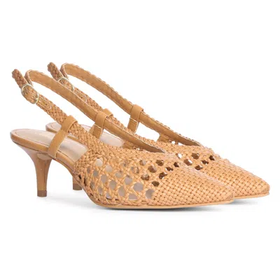 Saint G Women's Brown Abril - Heel Sandals - Tan