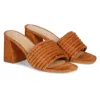 SAINT G WOMEN'S BROWN BETHANY CUOIO SUEDE SANDALS