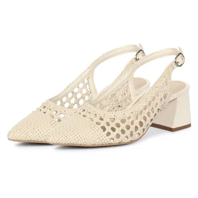 Saint G Women's Brown Calli - Heel Sandals - Ivory
