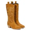 Saint G Martina Pointed Toe Western Boot In Brown