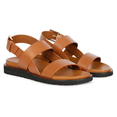 SAINT G WOMEN'S BROWN SICILY TAN - SANDALS