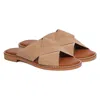 Saint G Blossom Slide Sandal In Brown